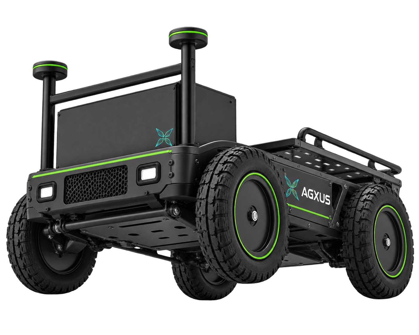 Plataforma robótica AGXUS Serie 1000, vista frontal